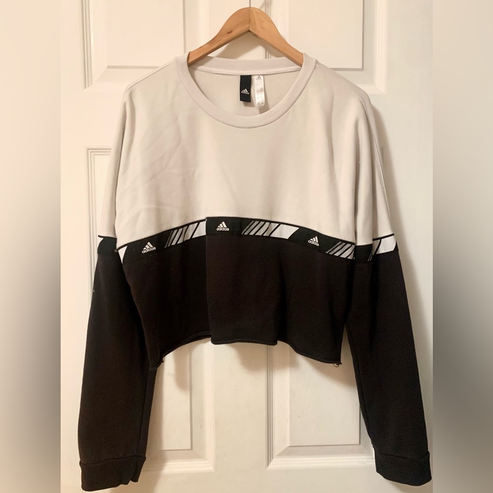 Adidas Women's Hypersport Colorblocked Pullover Sweatshirt